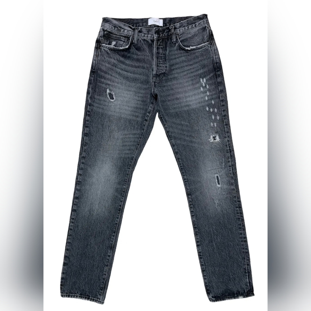 Ovadia and Sons NY men's straight taper jeans 003 32 stonewash jeans